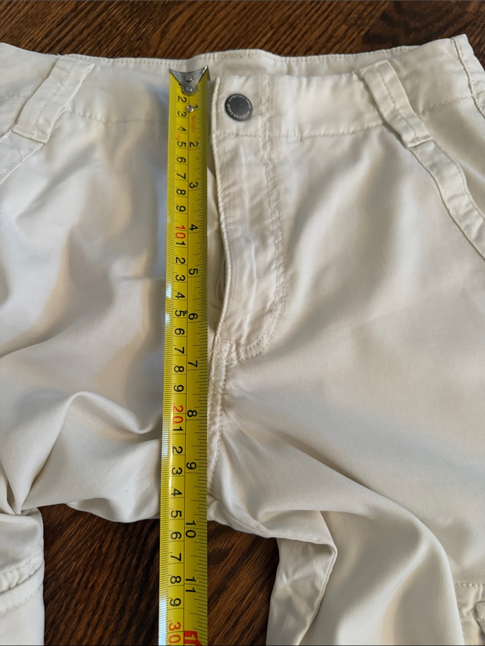 American Eagle lightweight Cargo Pants in light beige- Classic Utility Style 00 - Picture 10 of 10